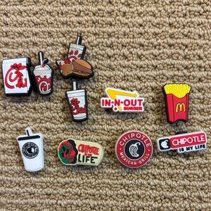 Fast Food Themed Croc Jibbitz Set